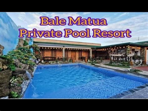 bale matua angeles city|Bale Matua Private Pool Resort ₱12,000 @ Angeles, .